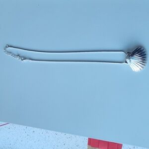 Silver Shell Pendant Necklace